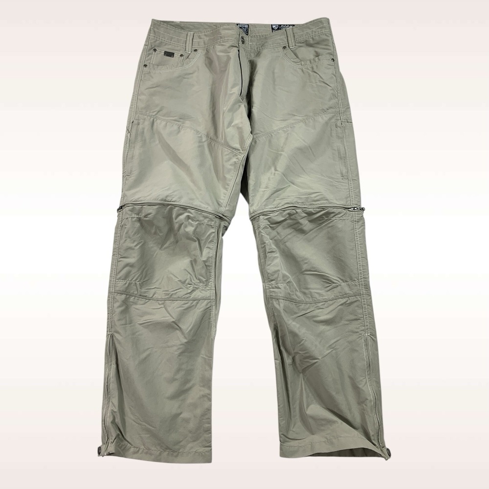Kuhl Liberator Convertible Pant Mens 40x30 Outdoor‎ Hiking Zip-Off Cargo Travel